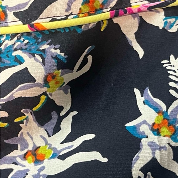 5 à 7 Floral Black Women's Top - Picture 7 of 10